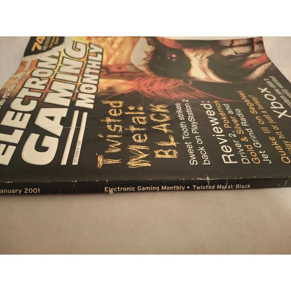 Electronic Gaming Monthly Magazine No. 138 - Twisted Metal Black-Evil Dead 2 Ad